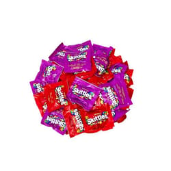 Klub Bulk Skittles Candy Assortment -1lb-Wild Berry & Original Flavor Skittles Candy Coated Fruit Chew Bites Individually Wrapped Mini Packs- Bulk Party Size Variety Pack (16-Oz)