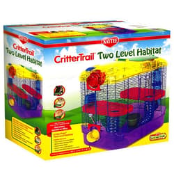 Kaytee CritterTrail Two Level Habitat for Pet Dwarf Hamsters, Gerbils or Mice