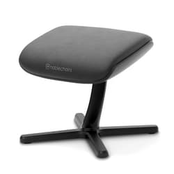 noblechairs Footrest V2.0, Black Edition, 45-Degree Tilt, Premium Materials, High-Tech Vinyl Cover, Black