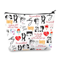 BDPWSS Lucy Makeup Bag Lucy TV Show Inspired Gift Lucy Lover Gift Lucy Fans Zipper Pouch Lucy Quote Gift (Lover Lucy)