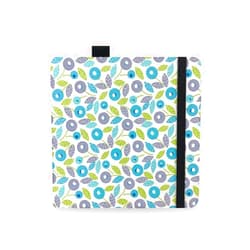 Qianshan Watercolor Sketchbook,5x5 Inch Portable Square Cloth Cover Notebook, 20 Sheets Watercolor Textured Drawing Papers, 300 GSM (140lb) Art Paper Sketchbook.Blueberry Leaves