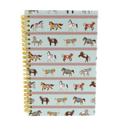 Knibeo Horse Notebook Journal- Horses Gifts for Girls, Gifts for Horse Lovers, Horse Girl Gifts, Horse Trainer Gifts, 5.5×8.3 Lined Paper Spiral Bound Notebook with 164 Pages