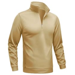 TACVASEN Men's Quarter Zip Pullover Sweatshirts Lightweight Fleece Lined Thermal Sweatshirts 1/4 Zip Golf Sweaters