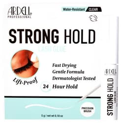 Ardell Strong Hold Lash Glue - Clear, 5g - Waterproof Adhesive for Strong and Long-Lasting Eyelash Application, Perfect for Strip Lashes