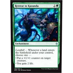 Magic The Gathering - Retreat to Kazandu - Battle for Zendikar