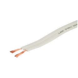 Monoprice Speaker Wire/Cable - 50 Feet | 16 Gauge AWG Pure Copper Flat CL2 in Wall Rated, Jacketed in PVC Material for Home Theater, Car Audio and More