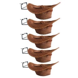 YYST Cowboy Hat Rack Holder Organizer Bracket 5/PK- No Cowboy Hat