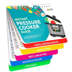Momo & Nashi Instant Pot Magnetic Cheat Sheet Magnet - Instant Pot Accessories - Cookbooks Pressure Cooker Cooking Guide - 7”x 6” Instapot Booklet - Instantpot Cooking - Kitchen Gifts for Women - Kitchen Gadgets