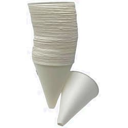 Salbree 50 Disposable Funnels for Single Use, Engine Motor Oil Paper Funnel for Dispensers and Cones are Similar to Valvomax