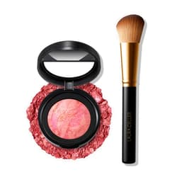 LAURA GELLER NEW YORK LAURA GELLER Baked Blush-n-Brighten Marbleized Blush + Angled Brush - Ultra-Soft Vegan Bristles - Pink Buttercream