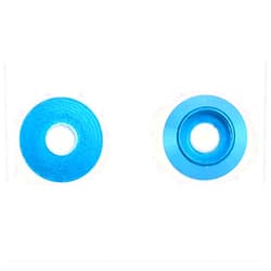 Liovns Mdingbao-Flat Washers Aluminum Washer M2 M2.5 M3 M4 Colourful Aluminum Alloy Anodized Cup Head Bolt Washers Gasket, 5Pcs, Corrosion and Durable (Color : Sky Blue, Inner Diameter : M2)