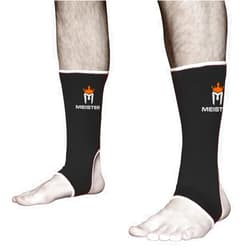 Meister Muay Thai MMA Ankle Support Wraps (Pair) - Black