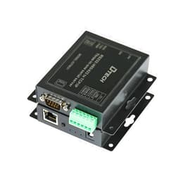 DTECH Serial to Ethernet Converter Adapter RS232 RS422 RS485 to TCP IP Device Server Supports DHCP DNS Modbus RTU/TCP 10/100M Power Over Ethernet POE