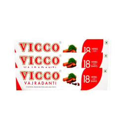 Vicco Vajradanti Toothpaste- 200g (Pack of 3)
