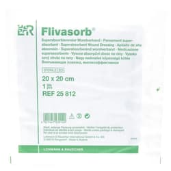 Sammons Preston Lohmann & Rauscher Flivasorb Wound Absorbent Pad, Sterile & Individually Sealed Non-Adherent Padding for Gentle Wound Dressing & Absorption, Absorbs 20 Times Its Weight, 8