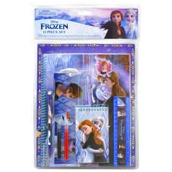 Innovative Designs, LLC Frozen School Supplies Set - Back To School Bundle Pack with Notebook, Folders, Pad, Pouch, Marker, Pencil, Eraser, Ruler and Sharpener, 11 Piece Disney Princess Stationary Set