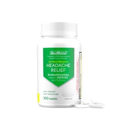 ValuMeds Extra Strength Headache Relief Caplets (300-Count) | Nonsteroidal Anti-Inflammatory Pain Reliever | Migraine Relief, Arthritis, Muscles, Joints