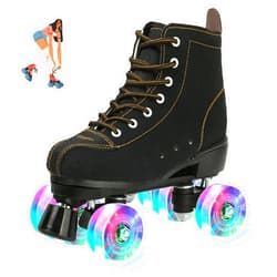 jessie Women's Roller Skates High Top Double Row Outdoor and Indoor Roller Skate Adjustable Roller Skates for Women Men Boys and Girls