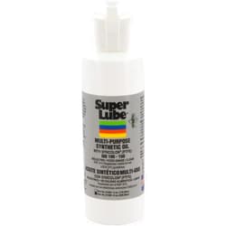 Super Lube Multi-Purpose Synthetic Oil w/Syncolon® (Translucent, 8oz Bottle) | NSF Certified Food Grade & Clean | for Industrial Machinery & Equipment