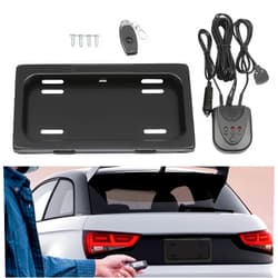 DUIBAII Car License Plate, Black Silicone License Plate Frames, Universal US Car Licence Plate Covers for US Universal License(1 Pc)
