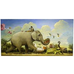Artifact Puzzles - Kevin Sloan Migration of Knowledge Wooden Jigsaw Puzzle