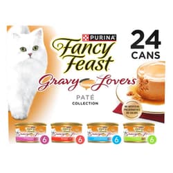 Fancy Feast Purina Fancy Feast Gravy Lovers Variety Pack Feast Pate in Wet Cat Food Gravy - (Pack of 1) 4.5 lb. Boxes
