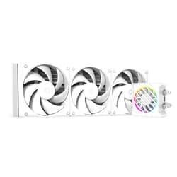 ID-COOLING DASHFLOW 360 XT LITE WHITE Liquid Cooler for High-end CPU, 360mm Radiator, Three AF125 Fans, Fits Intel LGA 1700/1200/115X, AMD AM5/ AM4