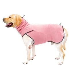 HEYWEAN Dog Fleece Sweater Soft Thickening Warm Pet Shirt Winter Dog Coat Pullover Design and Sleeveless Cloth for Puppy (Pink, S)