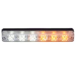 BUYERS PRODUCTS COMPANY Buyers Products 8892802 5 Inch Ultra Bright Narrow Profile LED Strobe Light, Amber/Clear, 6 LEDs with Synchronous and Alternating Flashing, IPX7 Rated, Emergency Light for Vehicle, Truck Accessories