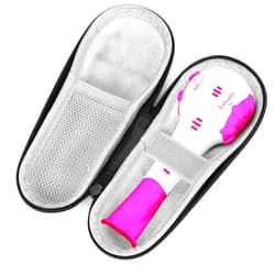 FitSand Hard Storage Travel Case Compatible for The Breather Pink Natural Breathing Lung Recovery Exerciser Trainer