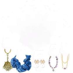 Dudnbt 200 PCS Necklace Display Cards Self Adhesive -Jewelry Adhesive Kraft Paper Cards Necklaces, Keychains, Bracelet Display Cards, Jewelry Display (Whtie)
