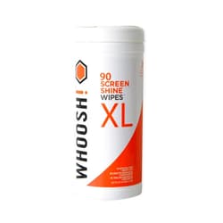 WHOOSH! Electronic Wipes for All Screens and Tech Devices, 90 Count - Computer, Laptop and TV Screen Cleaner Wipes - Best for Car Screen, MacBook, Smart Phone, Eyeglass - Microsuede Cloth Included