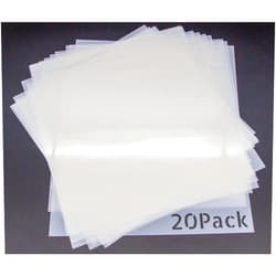 Gnomeshgh 20 Pack 7.5mil Mylar Sheets, 12 X 12 Inch Stencil Paper for Cricut, Laser Cutting, Template Plastic for Quilting, Blank Plastic Sheets for Crafts, Food Grade Mylar Stencil Sheets