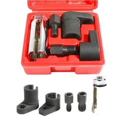 Bylikeho O2 Sensor Socket,Automotive Tool Oxygen Sensor Socket Set Wrench Remover Tool and Thread Chaser Set,Car Accessories O2 Oxygen Sensor Socket Set for Removing and Install Oxygen Sensors