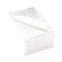 McKesson Disposable Towels [Pack of 500] for Dental Bibs, Nails, Tattoo, Dentist, Medical - 13 x 18 in, 2-Ply Tissue with Poly Back, Diamond Embossed, White
