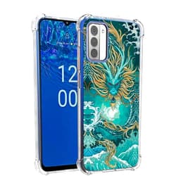 Lmposla for Nokia G310 5G Case, Nokia G42 Case, for Girls Women Shockproof Slim Ultra-Thin Flexible TPU Soft Rubber Silicone Airbag Case Cover for Nokia G310 5G 2023 (Dragon)