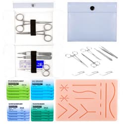Ultrassist Suture Practice Kit Includes Suture Tools Kit and Suture Pad