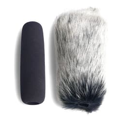 YOUSHARES VideoMic Deadcat Windscreen and Foam Cover - Outdoor/Indoor Mic Wind Cover for Rode VideoMic, NTG2, NTG1 and WSVM Microphone (2 Pack)
