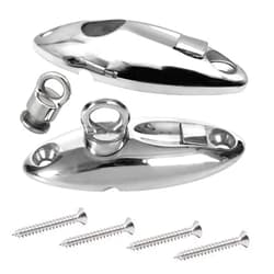 Generic 2PCS Fender Hanger 316 Stainless Steel Boat Fender Lock Kit Fender Hanger for Pontoon Boat Bimini Top Deck Hinge Quick Release Hinge Marine Hardware Accessories