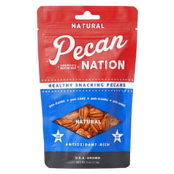 Pecan Nation All Natural Unsalted Pecan Halves 4 oz., No preservatives, Antioxidant-Rich, Low Carb, Healthy Nut Snack for Adults and Kids