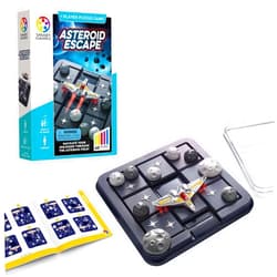 SmartGames Asteroid Escape Travel Sliding Puzzle Game Featuring 60 Challenges for Ages 8-Adult