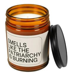 43Lotus Smells Like The Patriarchy Is Burning Candle, Fuck The Patriarchy, Destroy The Patriarchy, Anti Patriarchy, Feminist Gifts, Women's Rights Candle, Smash The Patriarchy, Reproductive Rights, Girl Power