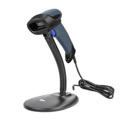 NETUM 2D Barcode Scanner with Stand USB 2.0 Wired QR Code Imager Automatic Barcode Reader Handhold Scanner Gun with USB Cable for Laptops, Computers, Cashier, POS -M5S