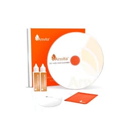 Arsvita Laser Lens Cleaner Disc Cleaning Set for CD/VCD/DVD Player, Safe and Effective, ARCD-04