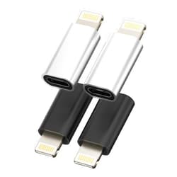 zoyuzan 4Pack,Compatible with Lightning Male to USB C Female Adapter Type c Power Charger Plug Charging Cable Connector Compatible for iPhone 12 11Pro Max Mini X/XR/XS/SE/8/7/6Plus for Ipad Air Cord