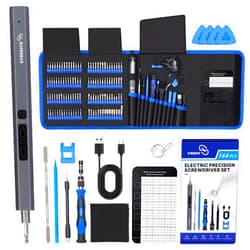 STREBITO Mini Electric Screwdriver, 144-Piece Electric Precision Screwdriver Set Small Power Screwdriver Cordless Rechargeable, Electronic Repair Tool Kit for PC, Computer, Laptop, Phone, RC Drone