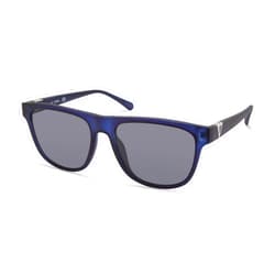 GUESS mens Rounded Bottom Square Sunglasses Square Sunglasses