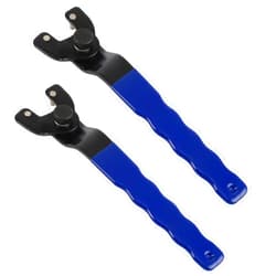 Seentech Upgraded SEWA20 Adjustable Lock-nut Grinder Wrench Compatible with Makita Bosch Milwaukee Angle Grinder Power Tools - Range of 0.5 to 1.25 inches, 7.45 Length x 1.5 Width inches (Pack 2)