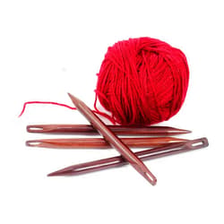 Nagina International Rosewood Hand Crafted Fine Wooden Stitching Needles | Stitching & Yarn Weaving Supplies (10mm)