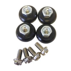 Gordon Glass Co. 4-Pack Sliding Shower Door and Tub Rollers, 3/4 inch Roller diameter, for The replacement of Sliding Glass Shower Door Rollers Runners Wheels, Ultra Quiet Ball Bearing, Threaded Hex Hub